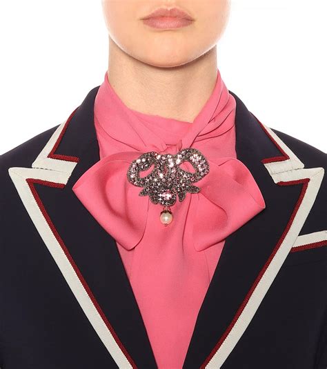 gucci pink bow|Gucci bow brooch.